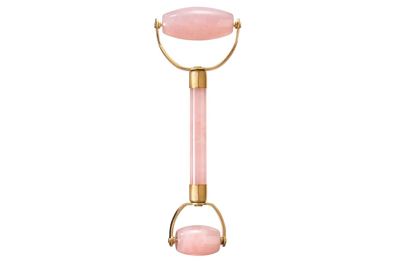 White Lotus PR230 Double Headed Rose Quartz Roller
