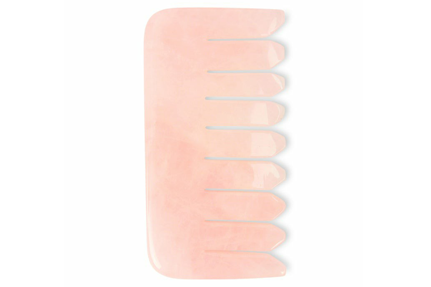 White Lotus PR238 Rose Quartz Crystal Comb