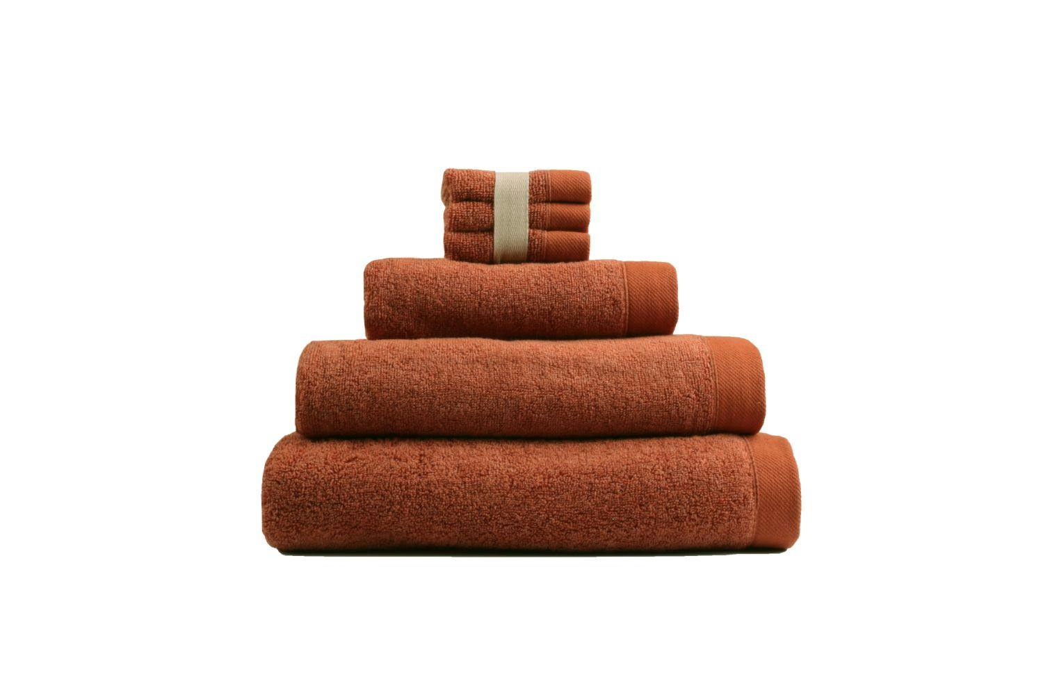 Drift | Eco Dye Bath Towel | Terracotta