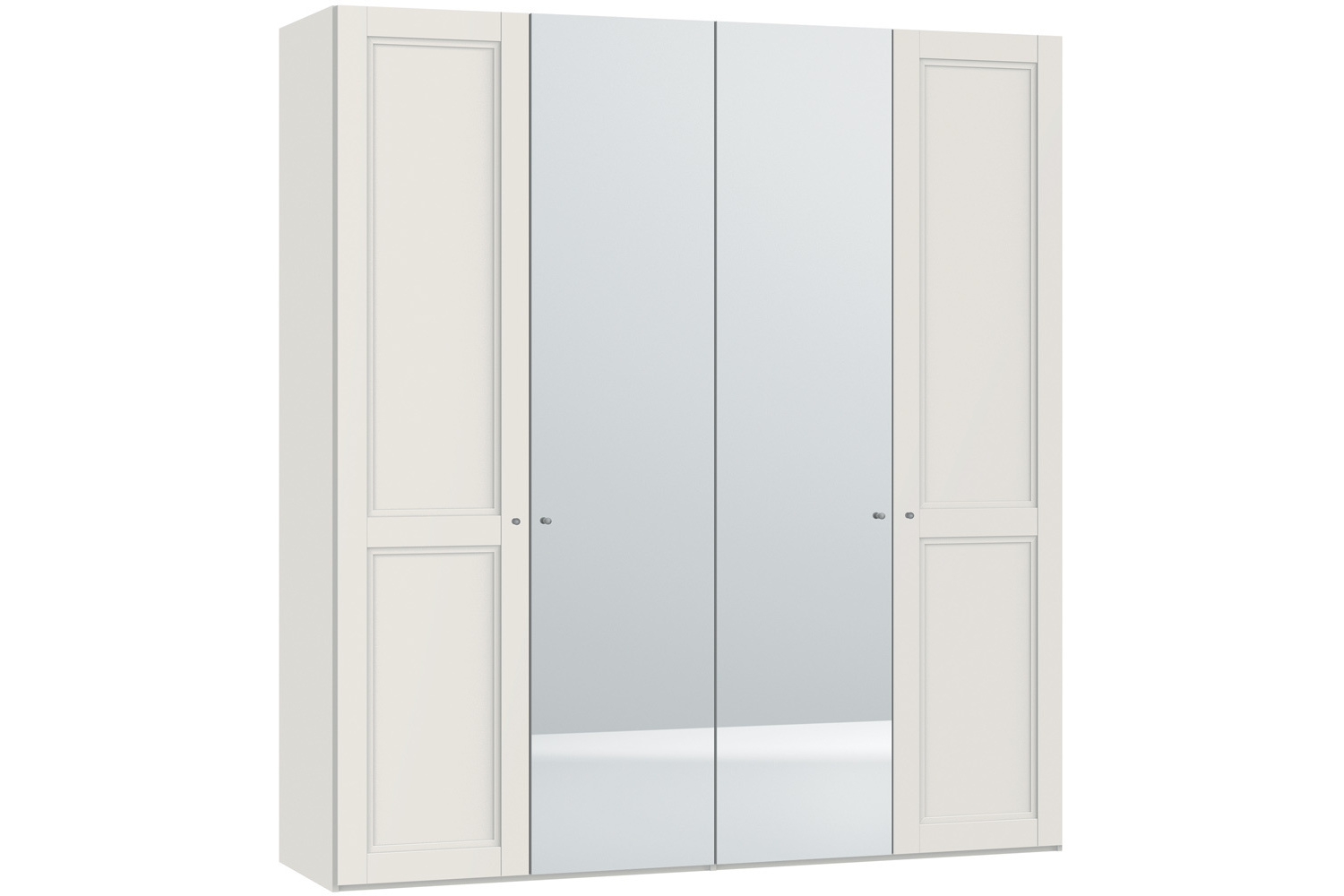 Emily Hinged 4 Door Wardrobe 203Cm | Country + Mirror