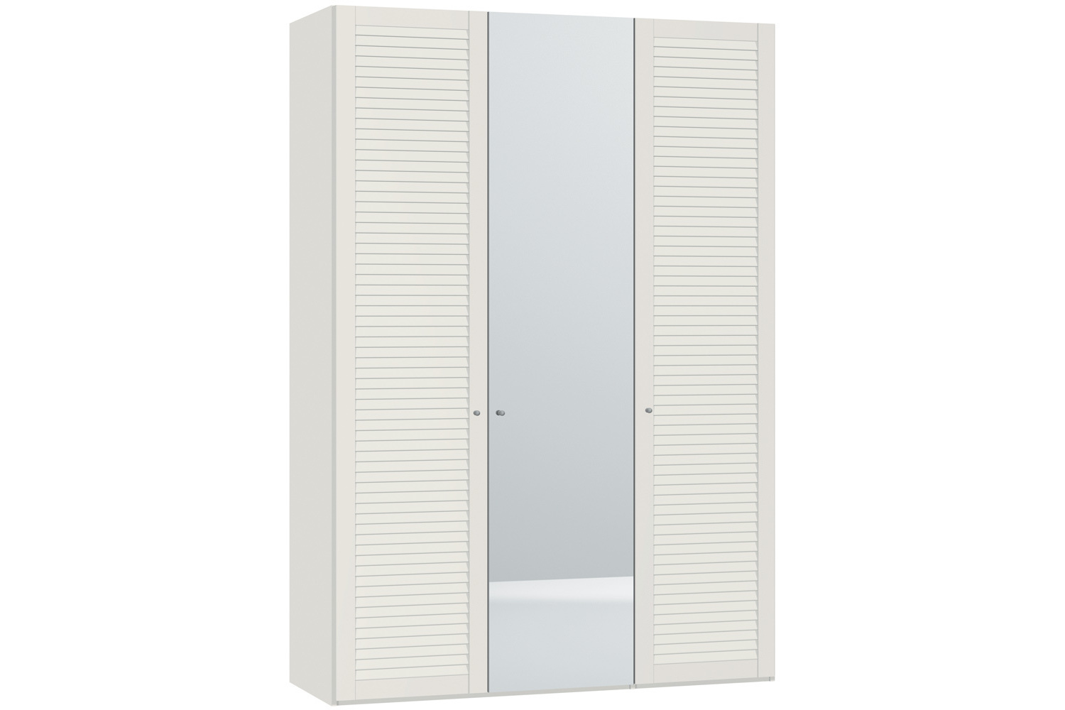 Sarah Hinged 3 Door Wardrobe 152Cm | Lamella + Mirror