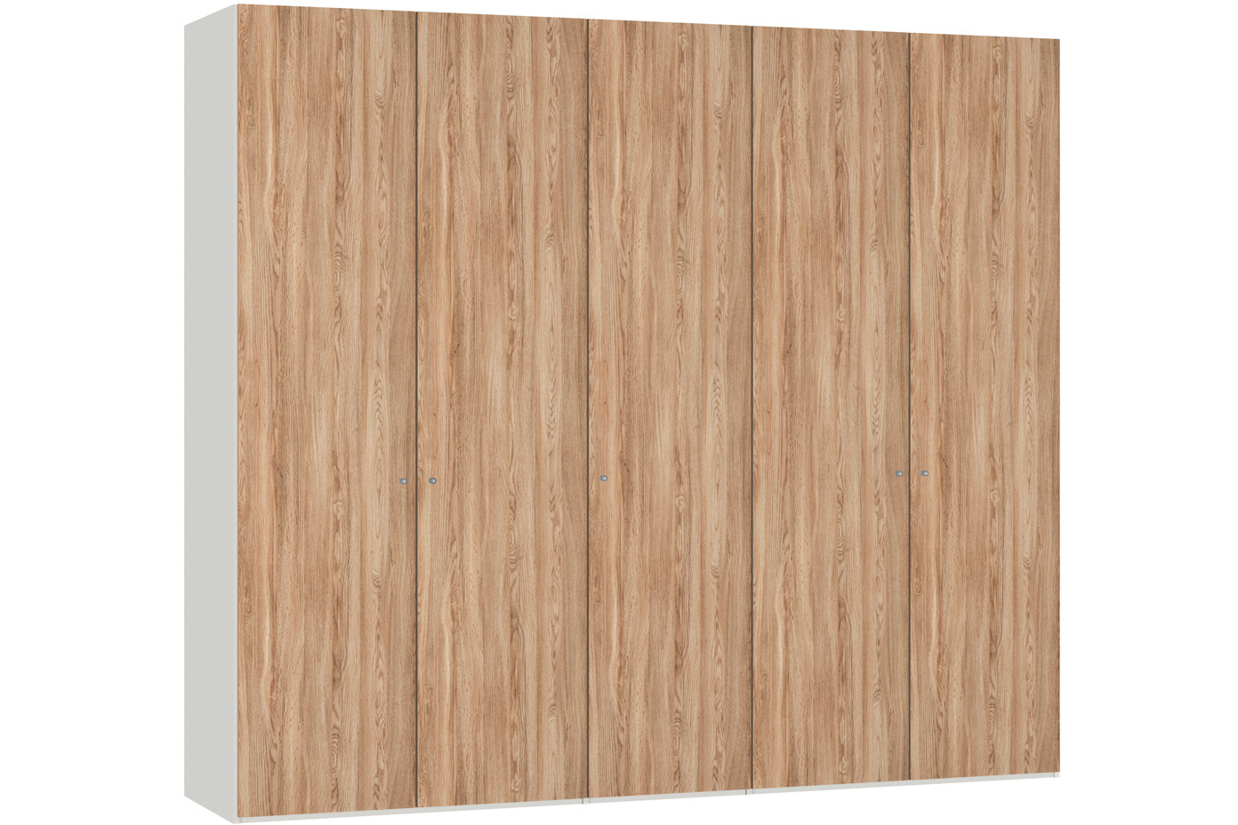 Christine Hinged 5 Door Wardrobe 253Cm | Oak