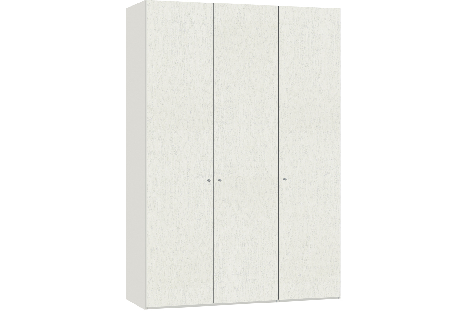 Julia Hinged 3 Door Wardrobe  152Cm | White Ash