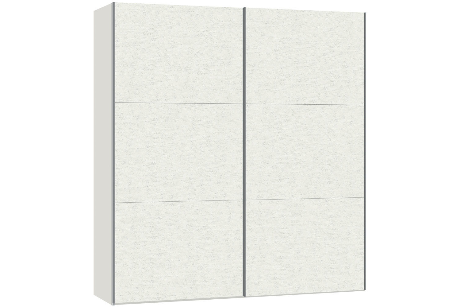 Julia Sliding Wardrobe 203Cm | White Ash