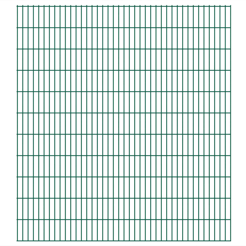 vidaXL 142043 2d Garden Fence Panel 2.008x2.23 M  Green