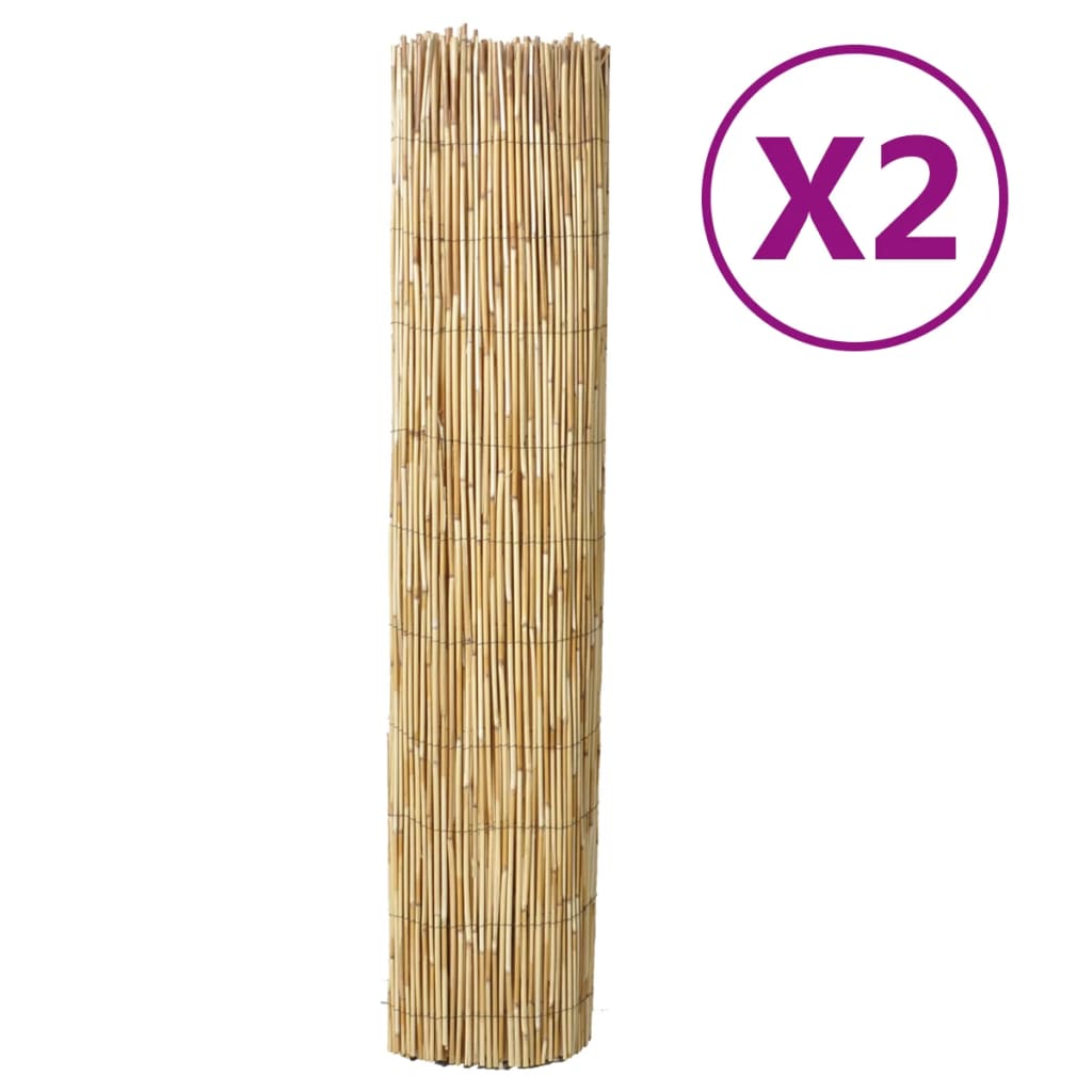 vidaXL 3057530 Reed Fences 2 Pcs 150x500cm