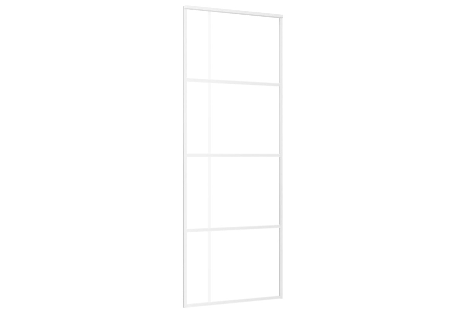 Vidaxl 151680 Sliding Door Esg Glass And Aluminium 76x205 Cm White