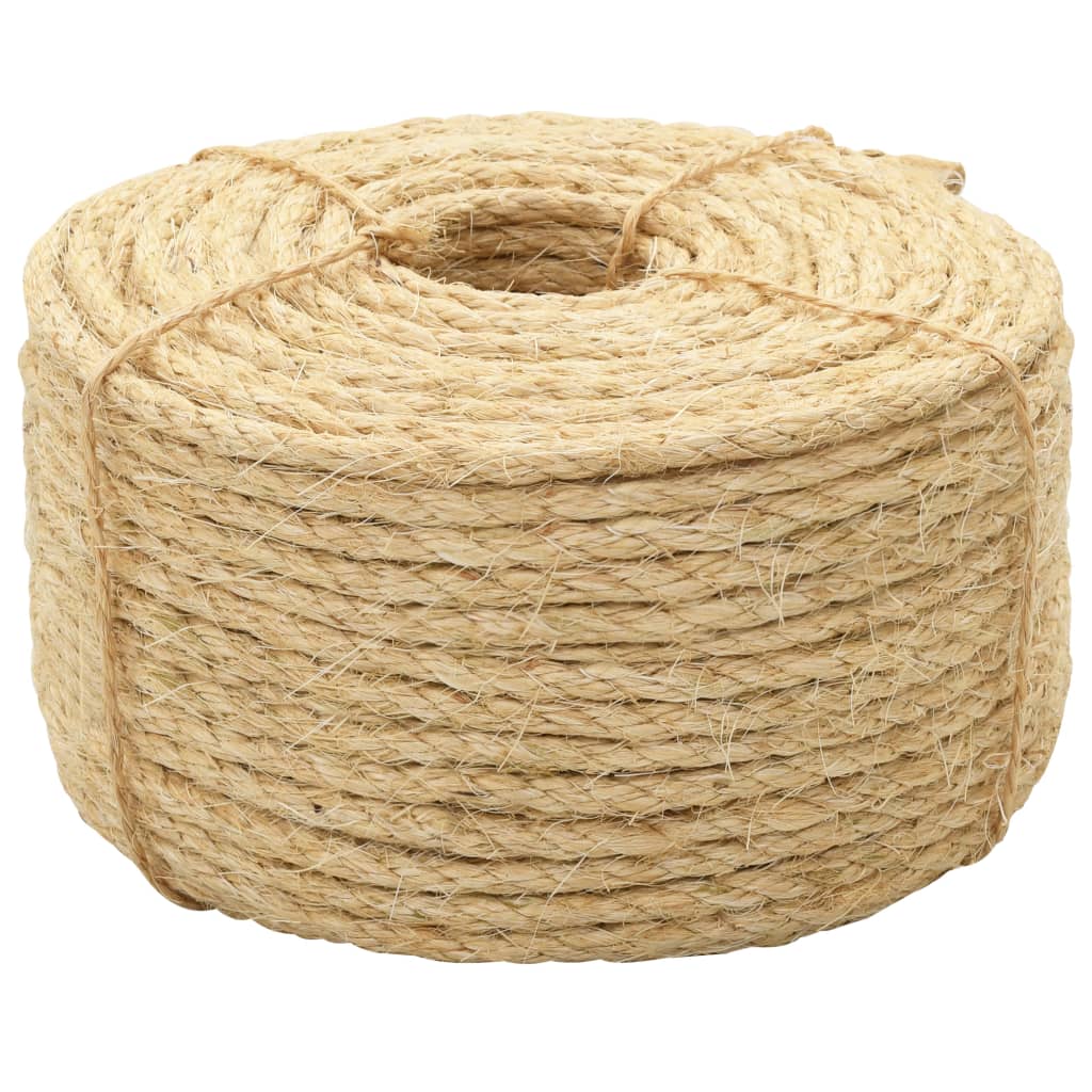 vidaXL 144791 Rope 100% Sisal 6mm 100 M