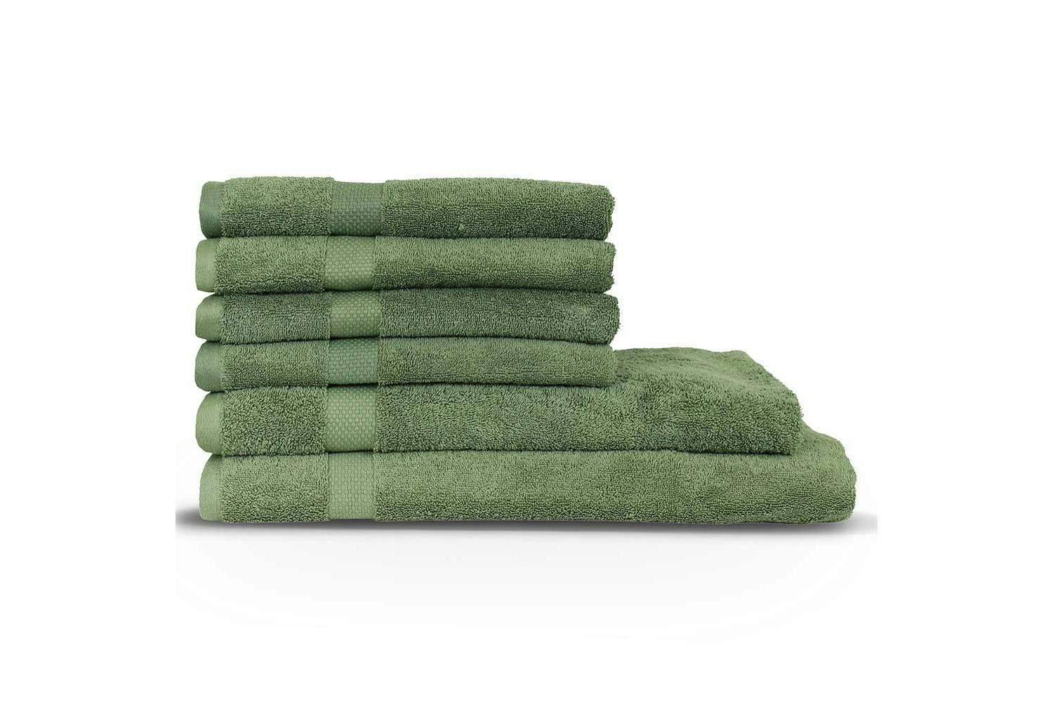 The Linen Room | Combed Cotton Hand Towel | Eucalyptus