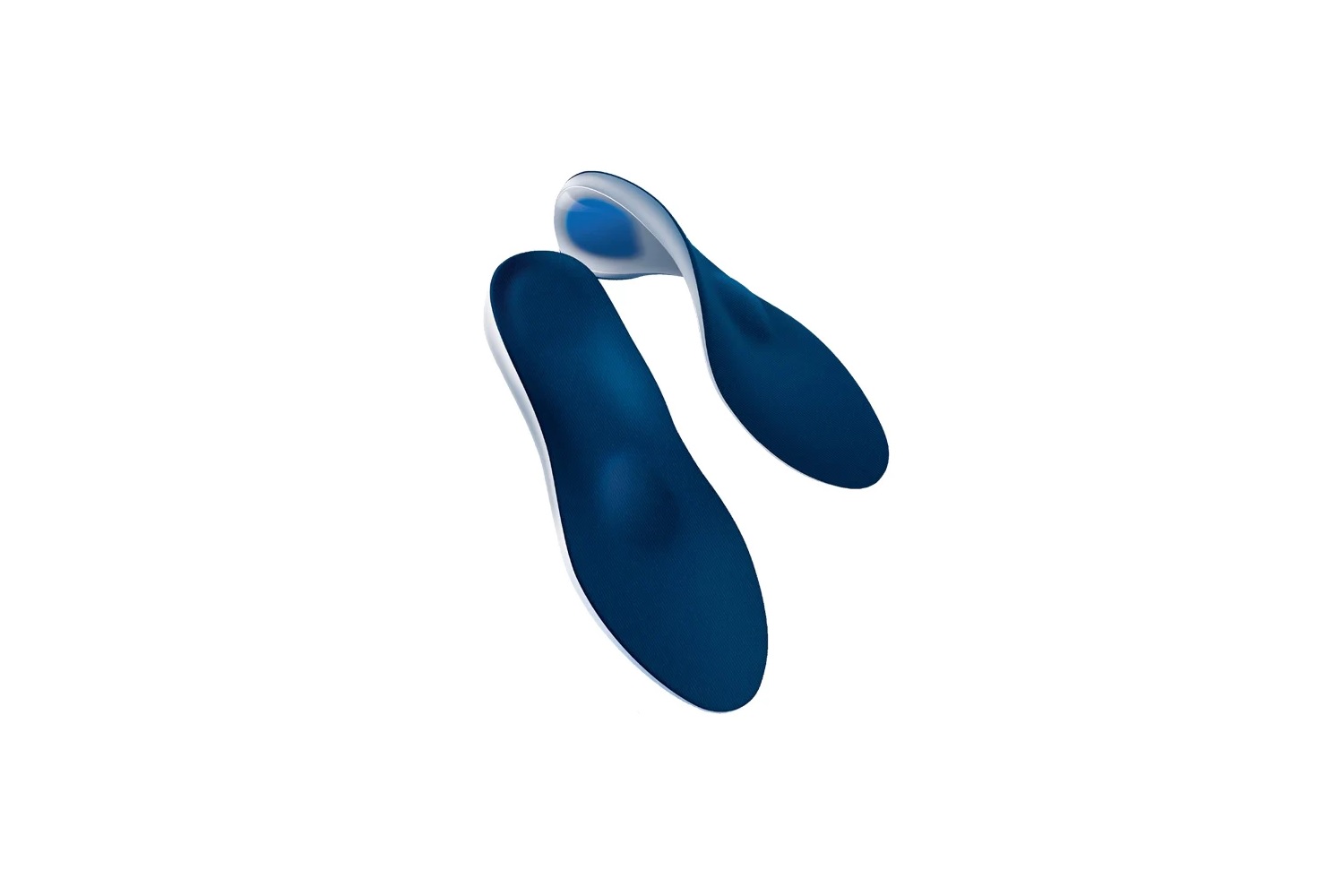 Hemmka Health Fabric Coated Silicone Insoles Full Length - Premium Class Small | Special Footwear Support | Silicone Insole | Small Size