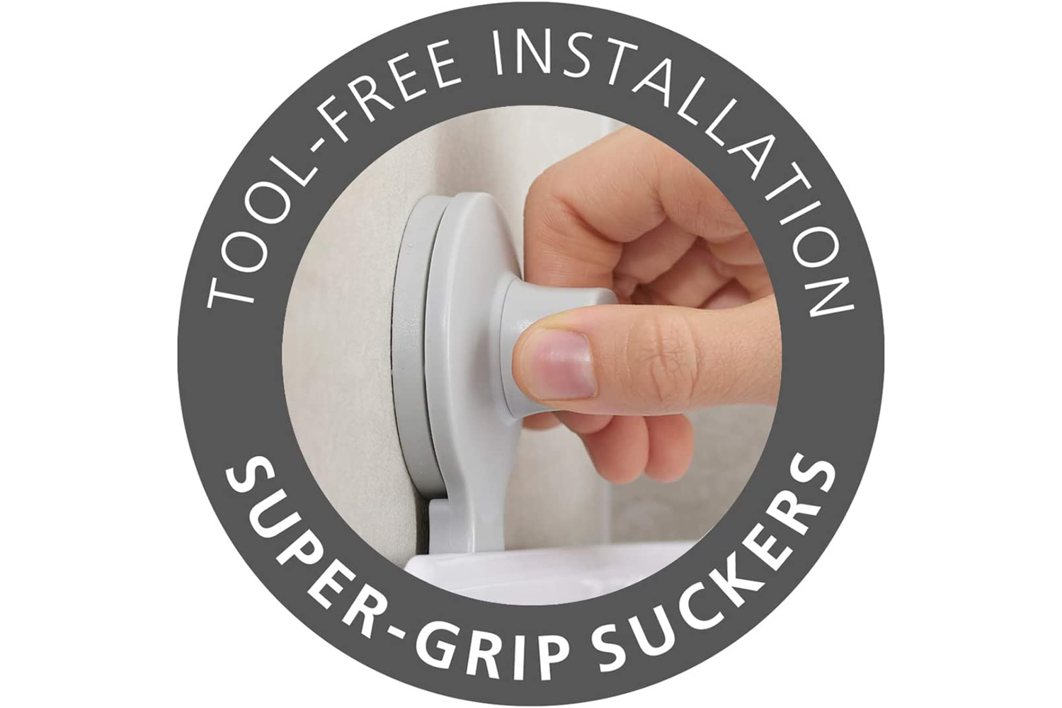 Joseph Joseph 70547JJ Easystore Compact Shower Shower Shelf with Adjustable Mirror White Ireland