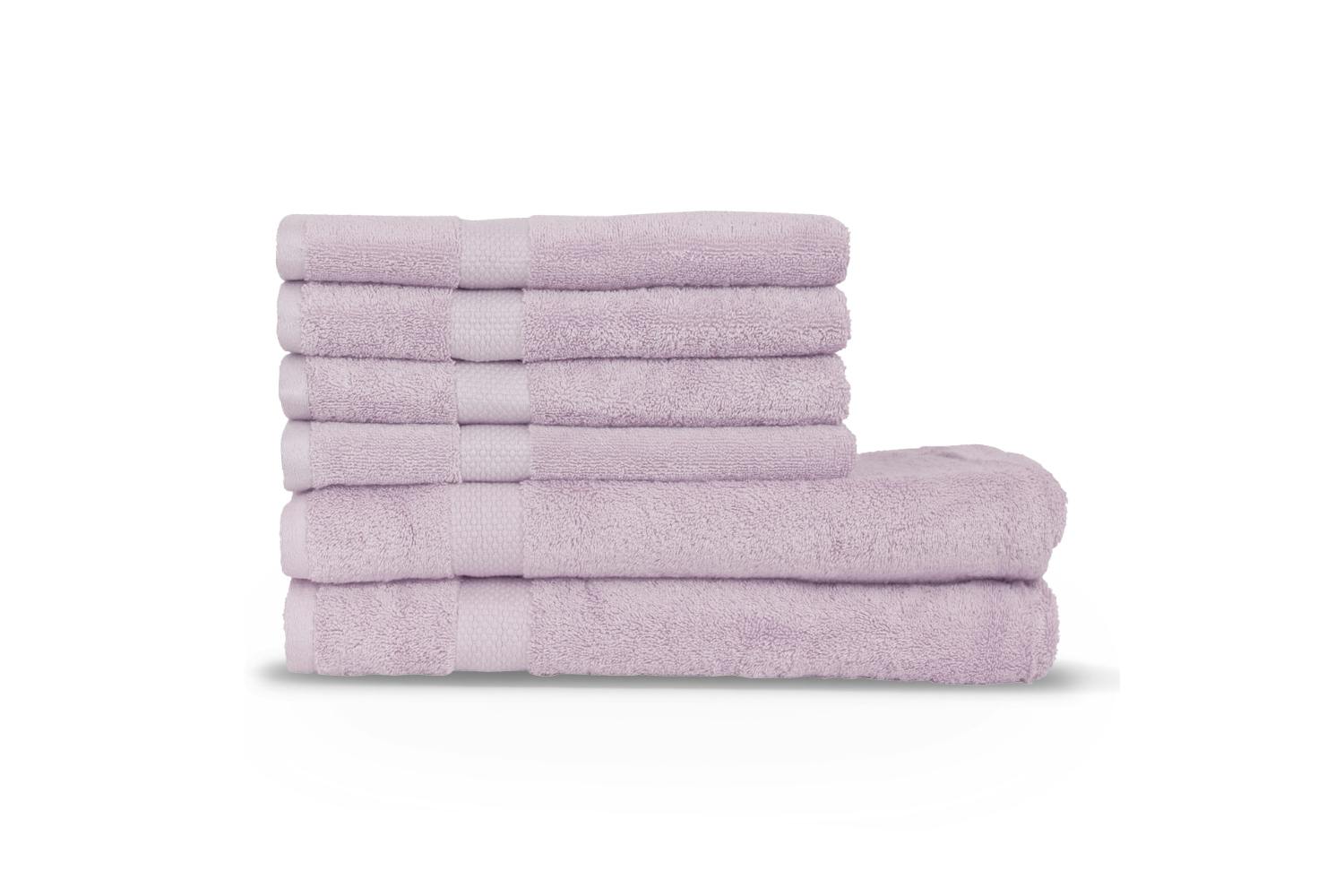 The Linen Room | Combed Cotton Bath Towel | Lilac
