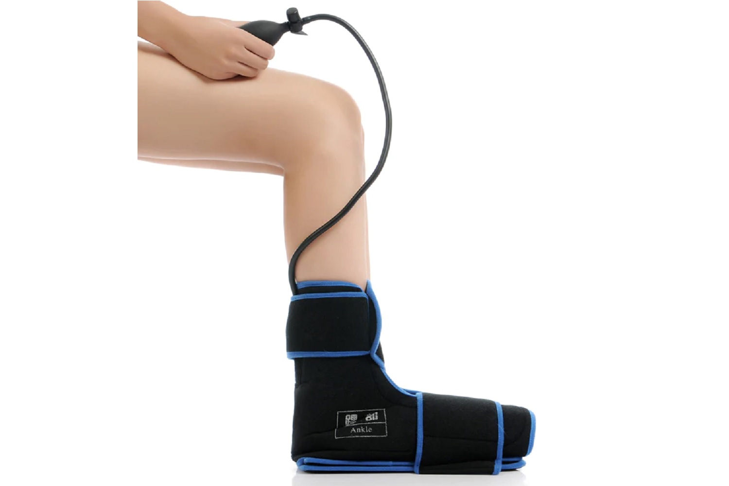 Hemmka Health Ankle Cold Compression Cuff | Joint Support And Strap | Neoprene | One Size Fits All