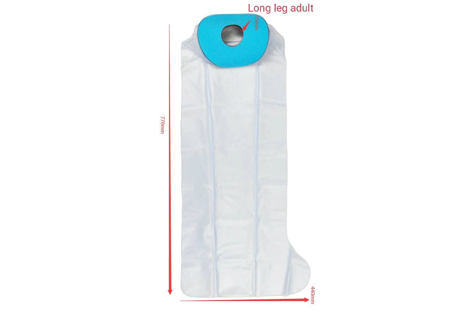 Hemmka Health 230431 Waterproof Cast Protector | Adult Long Leg