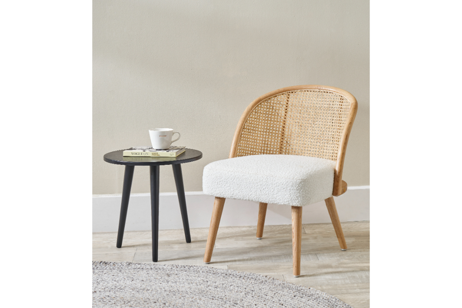 Genoa | Bedroom Chair | Boucle