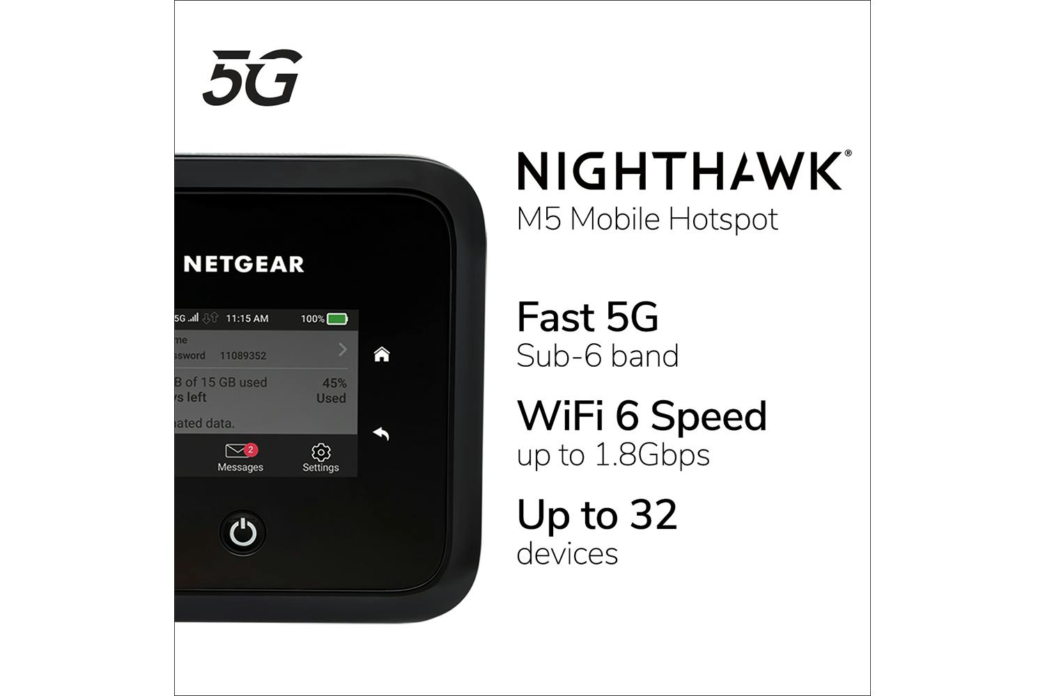 Netgear Nighthawk mobile hotspot brings 5G to existing devices