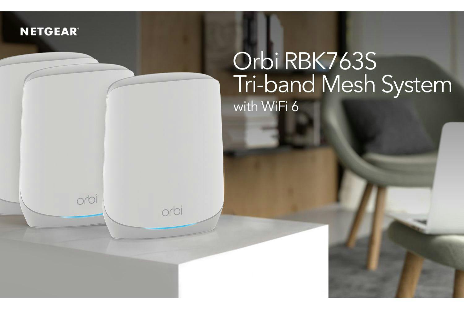 Netgear Orbi Ax4200 Tri-band Mesh Wi-fi 6 System - (rbk752) : Target