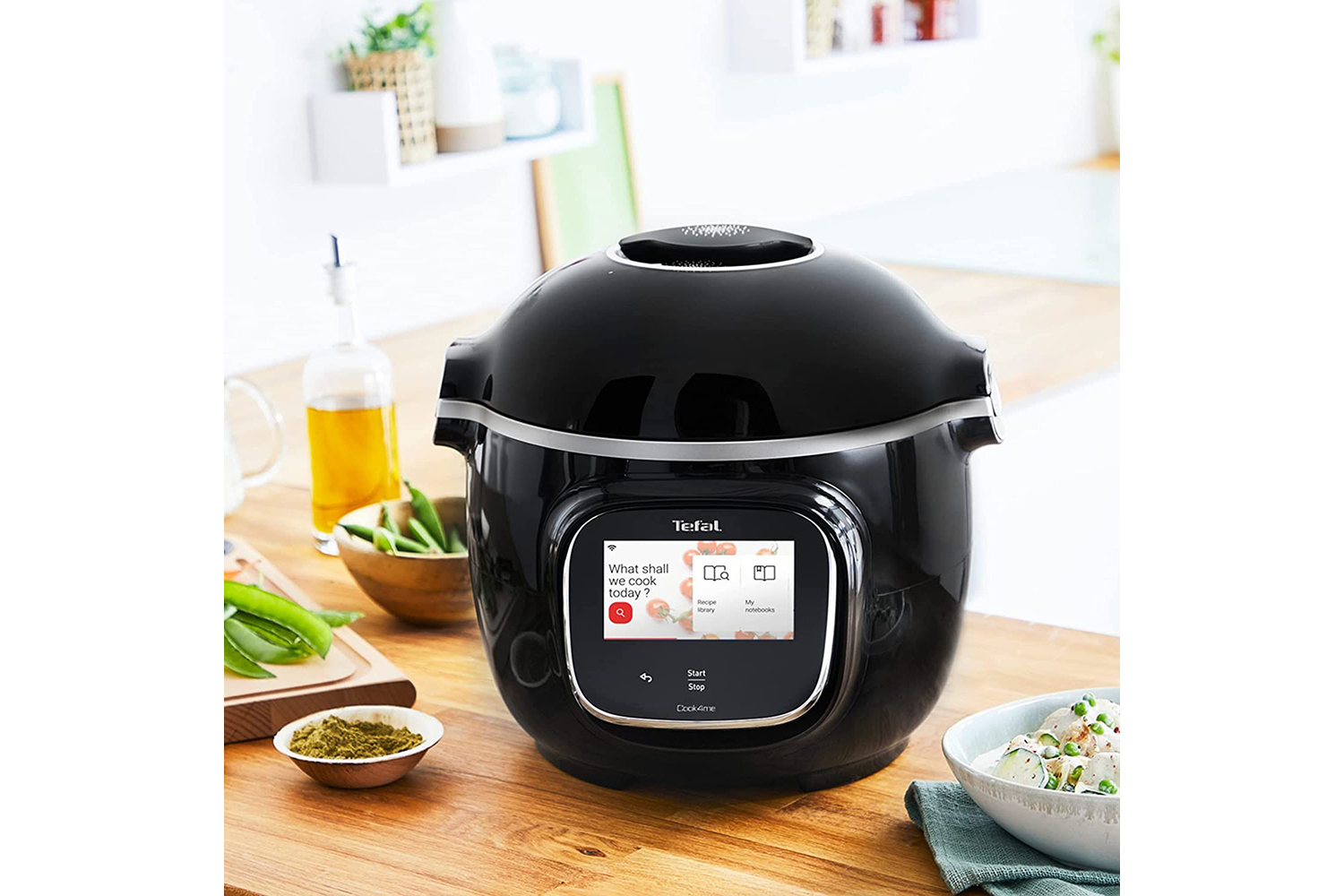 Tefal Cook4me Touch 6L Digital Multi Pressure Cooker | CY912840 | Black