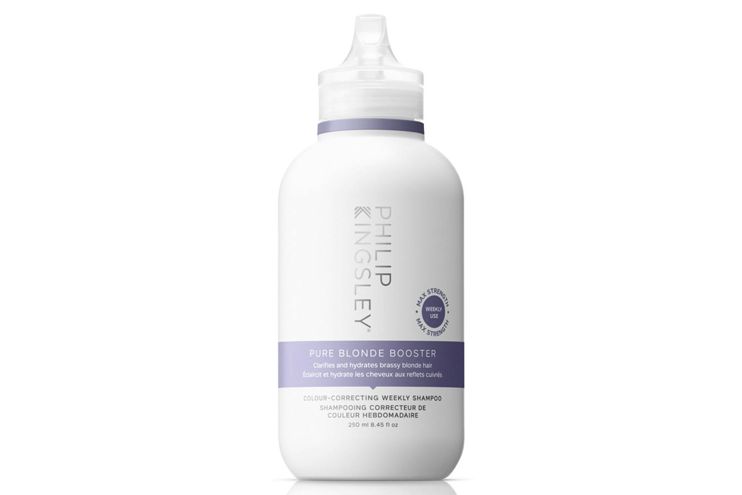 Philip Kingsley 263073 Pure Blonde Booster Colour - Correcting Weekly Shampoo | 250 ml