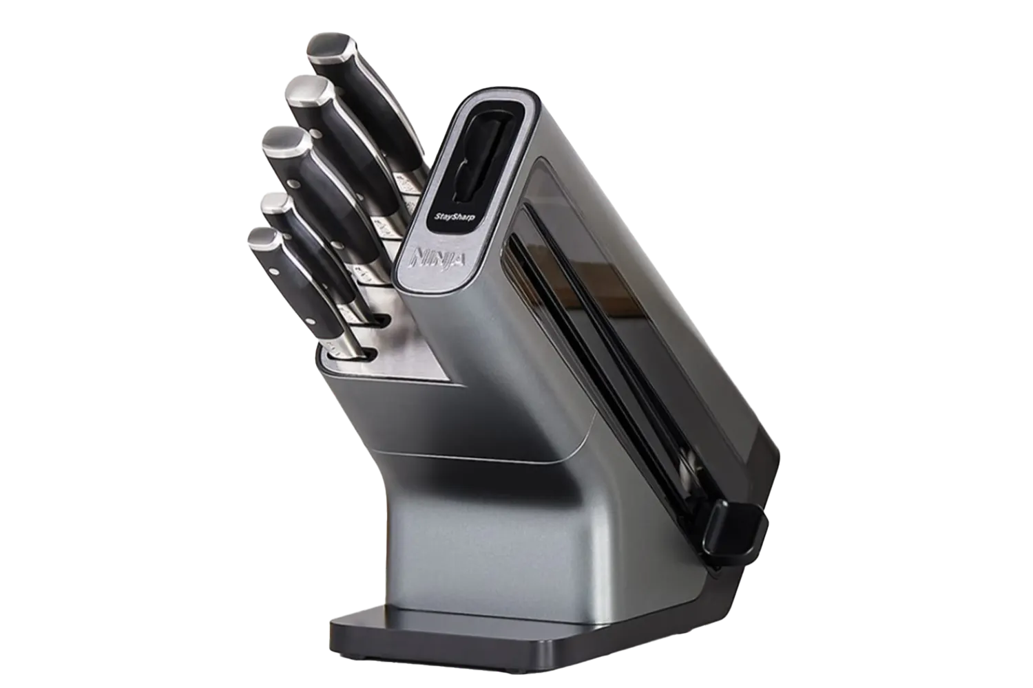 Ninja Foodi StaySharp Knife Block with Integrated Sharpener | 5 Pieces ...