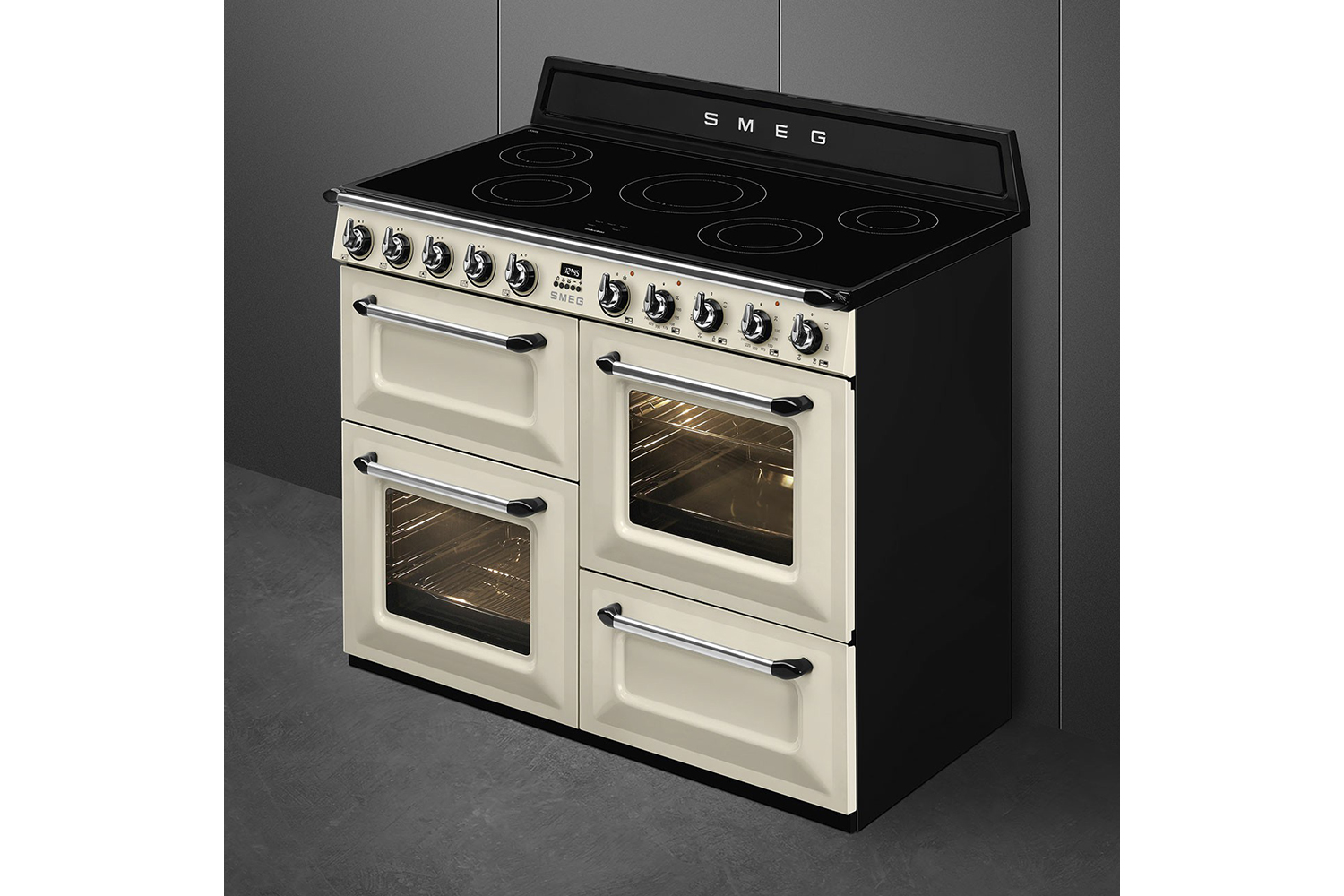Smeg 110cm Electric Range Cooker TR4110IP2 Cream Ireland