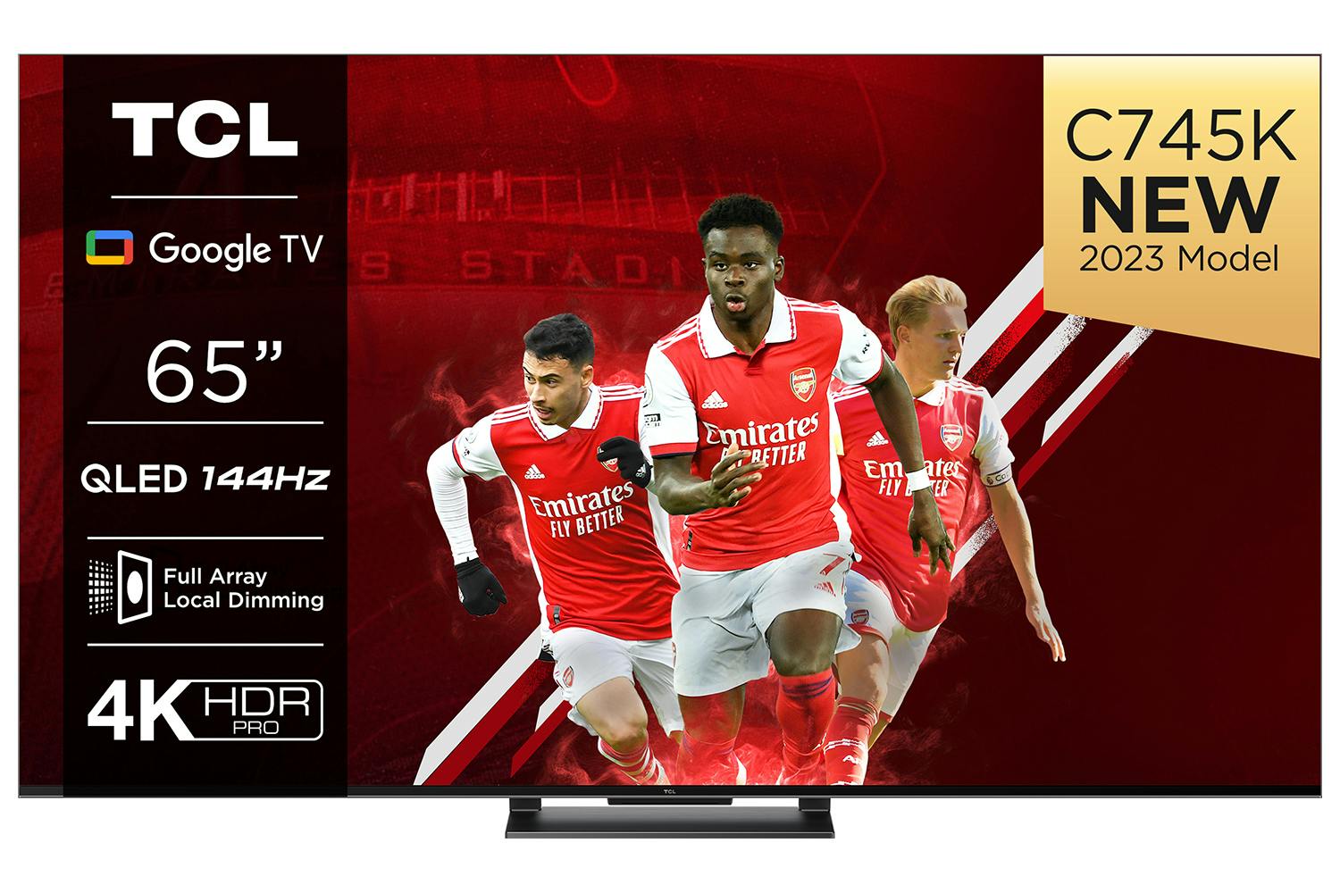 TCL 65" 4K Ultra HD HDR QLED Smart TV | 65C745K