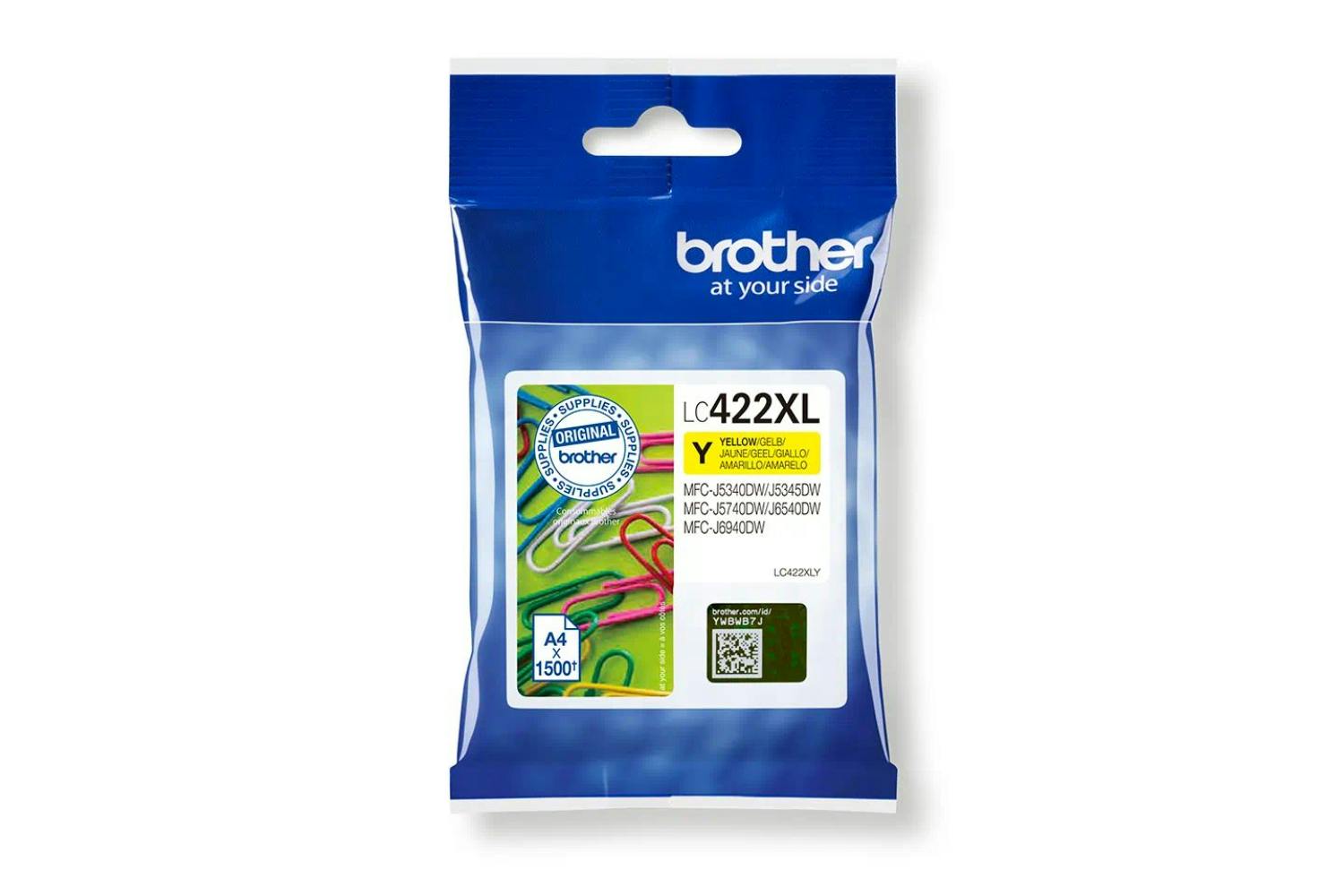 Brother LC422XLY Ink Cartridge | Yellow