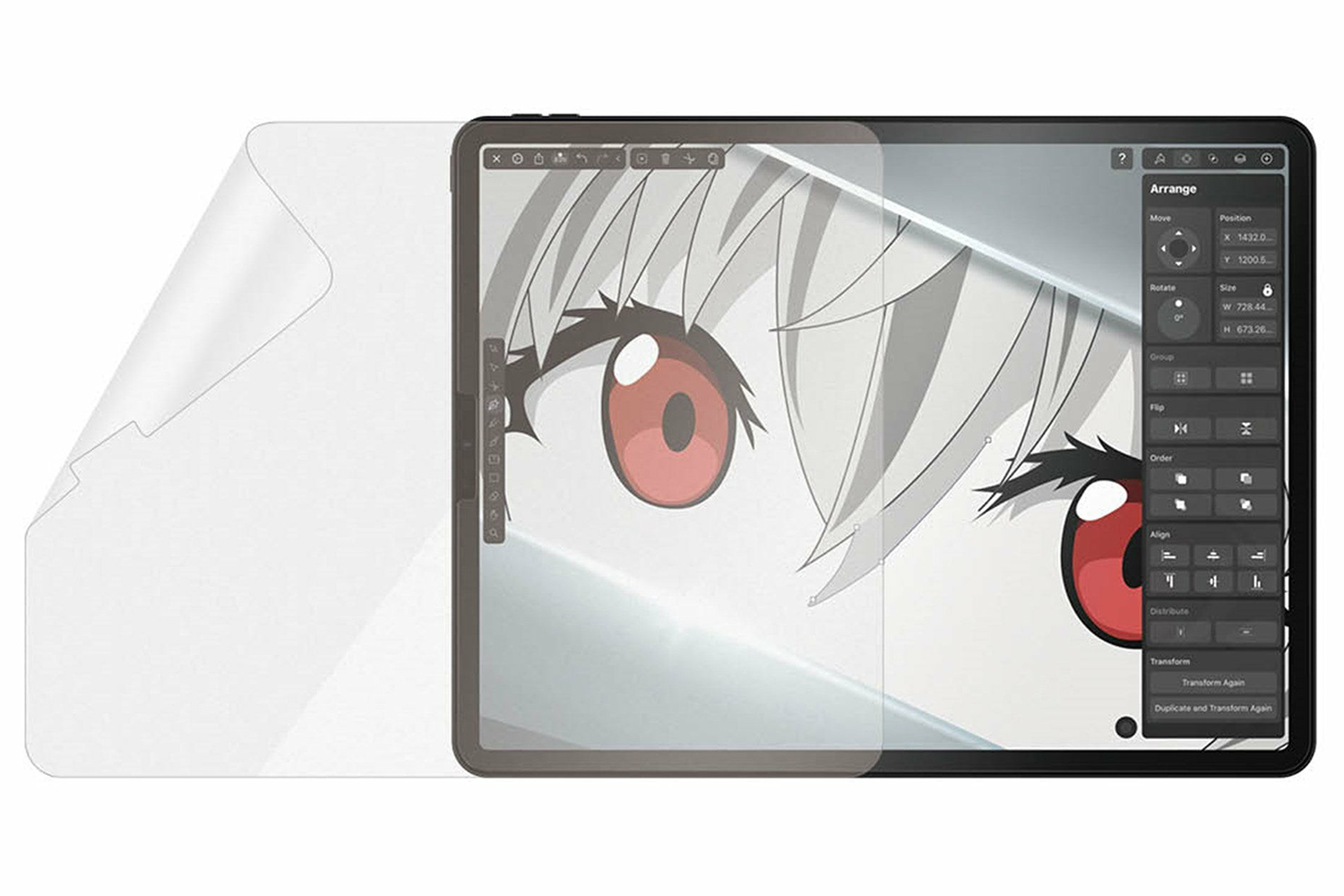 PanzerGlass Graphicpaper Apple ipad Pro 12.9″ Paper Feel Screen Protector Glass