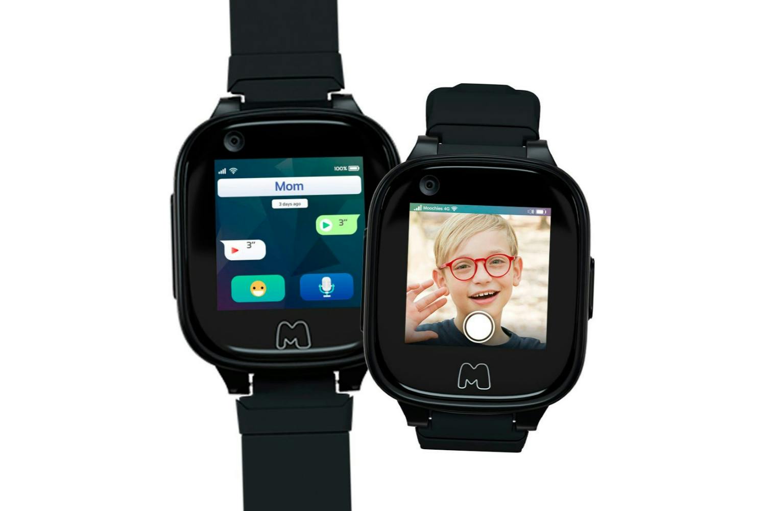 MOOCHIES Connect 4G Kids' Smart Watch - Black
