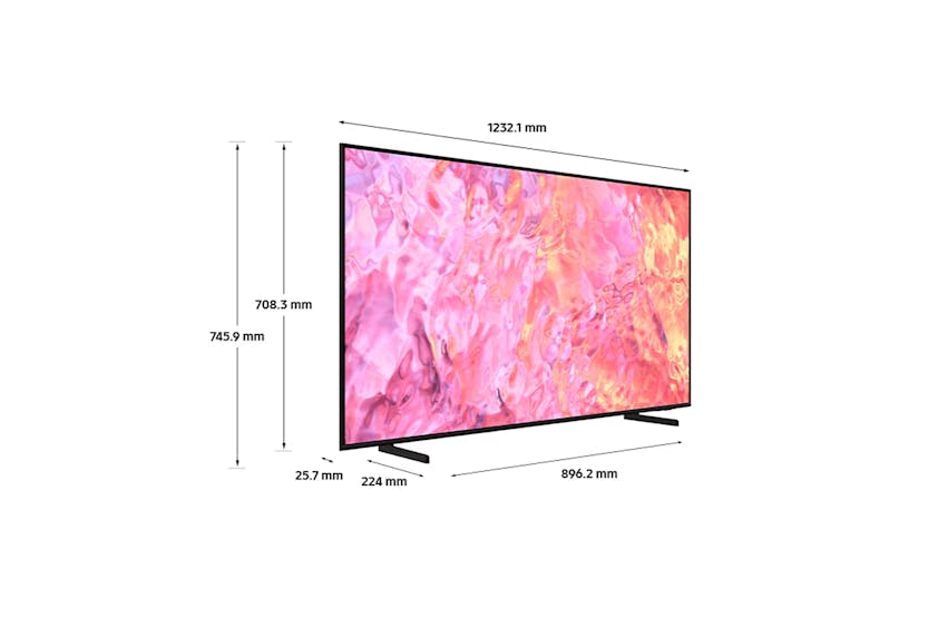 Samsung Q60C 55" 4K HDR QLED Smart TV (2023) | QE55Q60CAUXXU