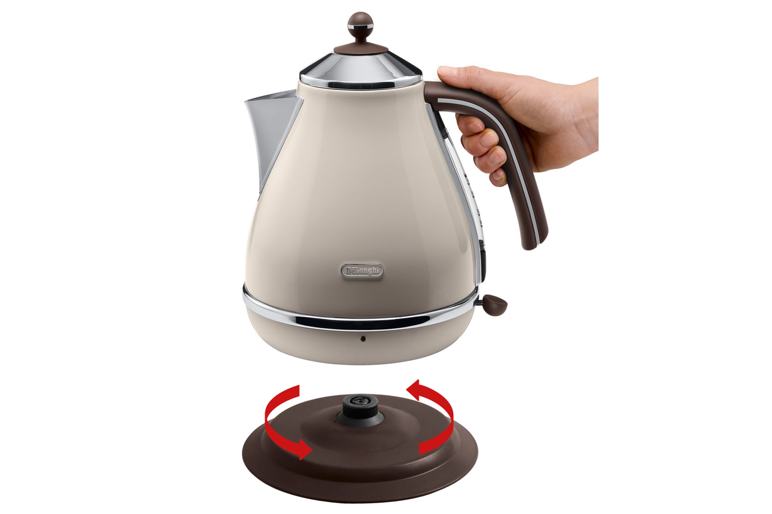 Cream vintage outlet kettle