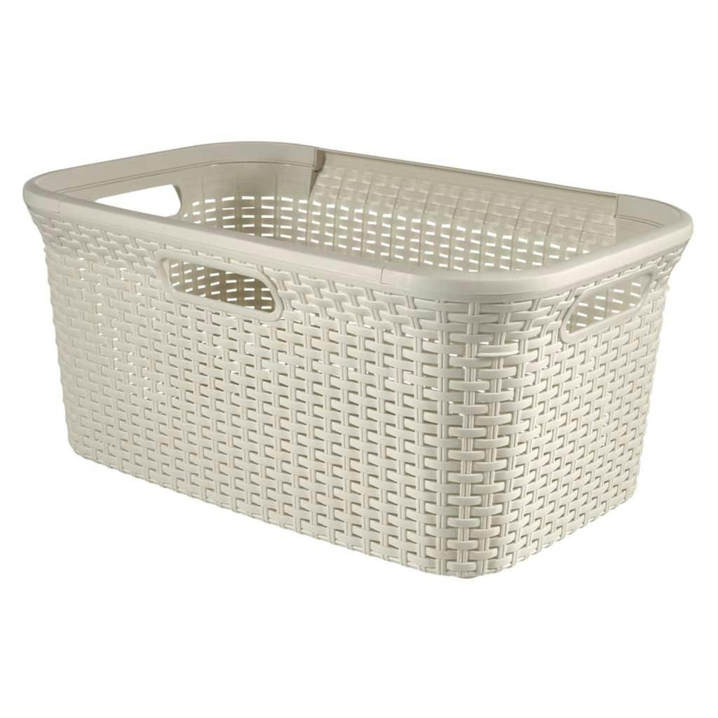 Curver 443860 Laundry Basket Style 45l Vintage White