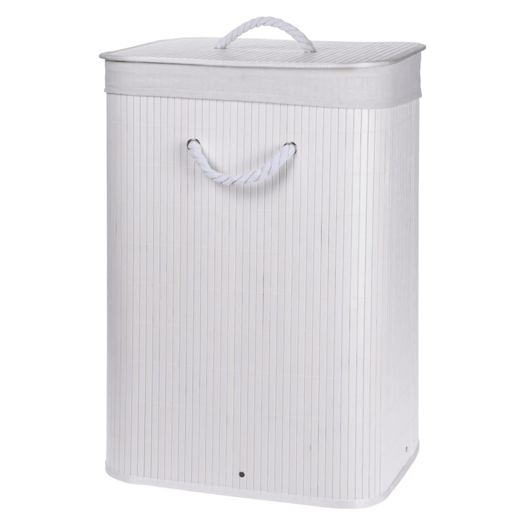 Bathroom Solutions 443274 Foldable Laundry Basket White