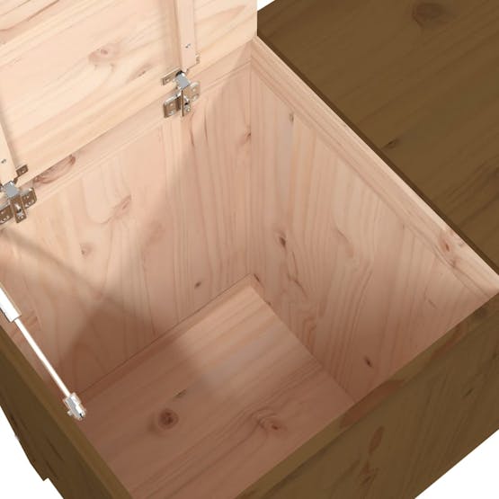 Vidaxl 823582 Laundry Box Honey Brown 88.5x44x76 Cm Solid Wood Pine