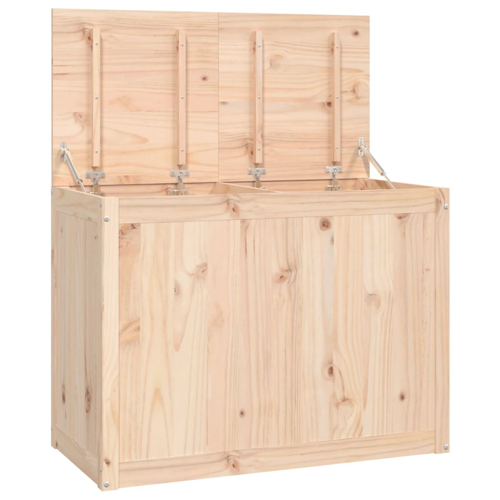 vidaXL 823569 Laundry Box 88.5x44x66cm Solid Wood Pine