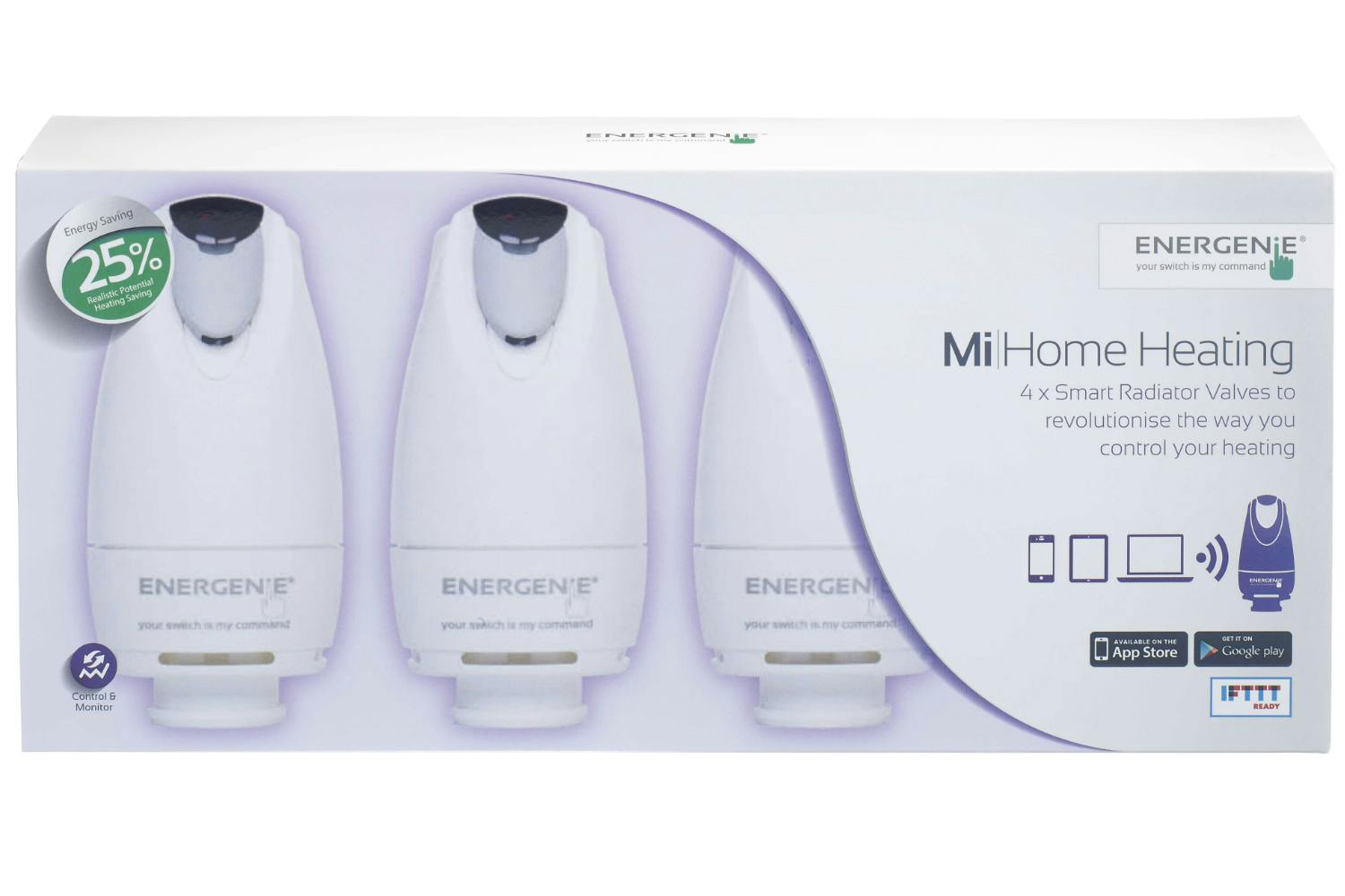 Energenie Mi Home Radiator Valve | 4 Pack
