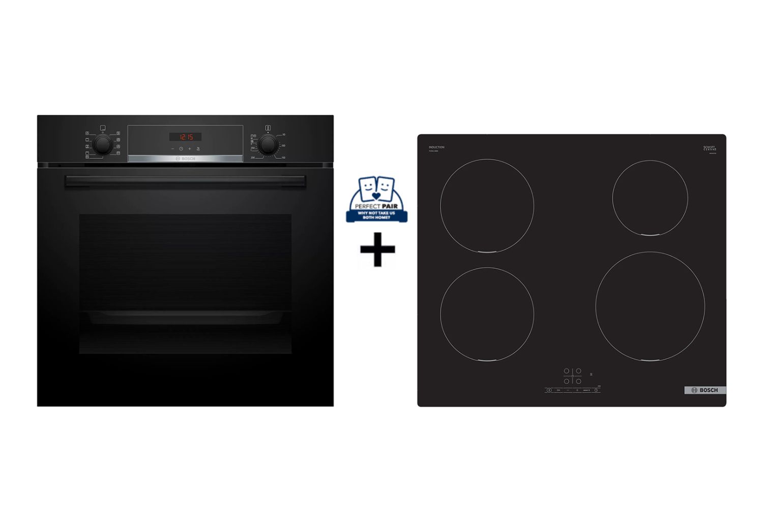 Induction hob and on sale oven set