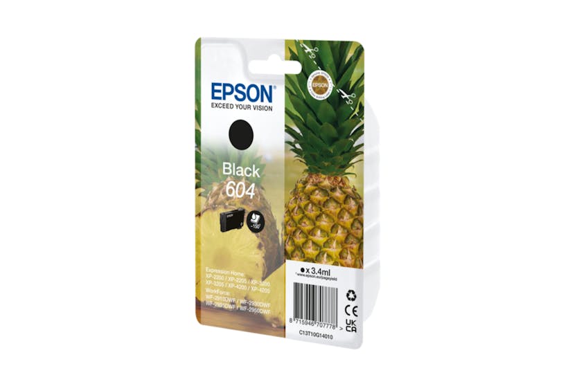 Epson 604 Pineapple Individual Genuine Ink | Black