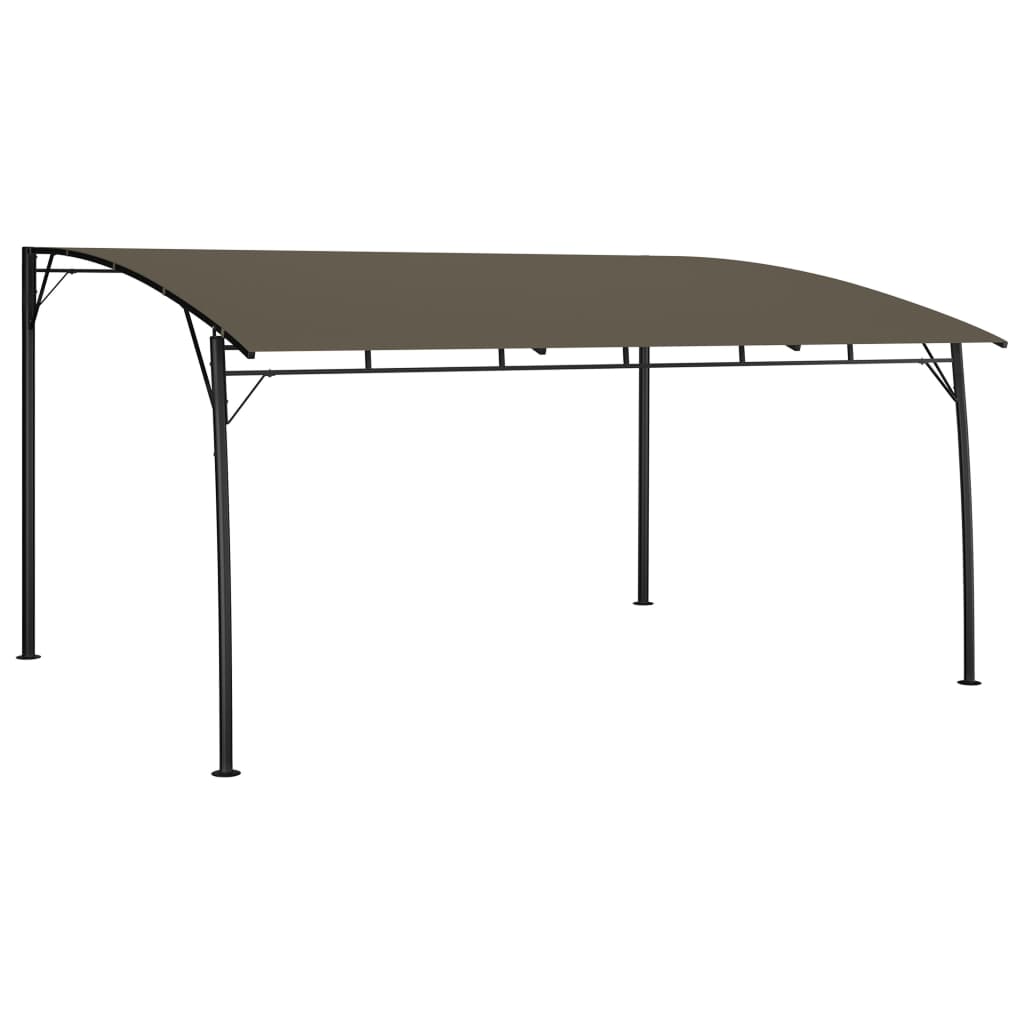 vidaXL 312255 Garden Sunshade Awning 4x3x2.55 M Taupe
