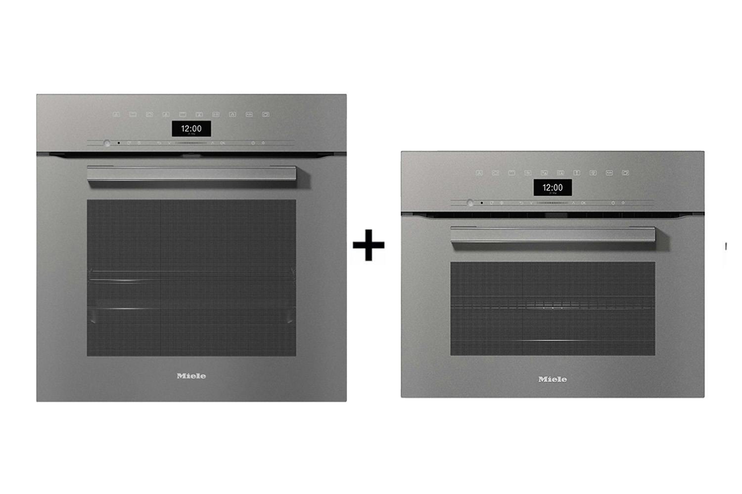 Miele Built-in Electric Single Oven & Miele Built-in Microwave Combination Oven Bundle
