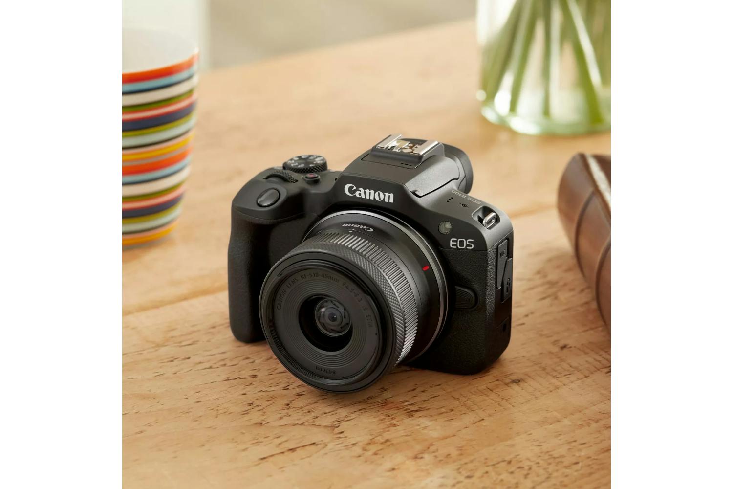 Canon EOS R100 RF-S 18-45mm Lens Mirrorless Camera | Black