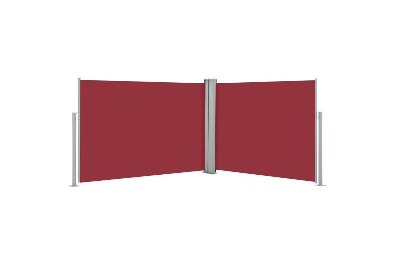 vidaXL 48483 Retractable Side Awning Red 120x1000cm