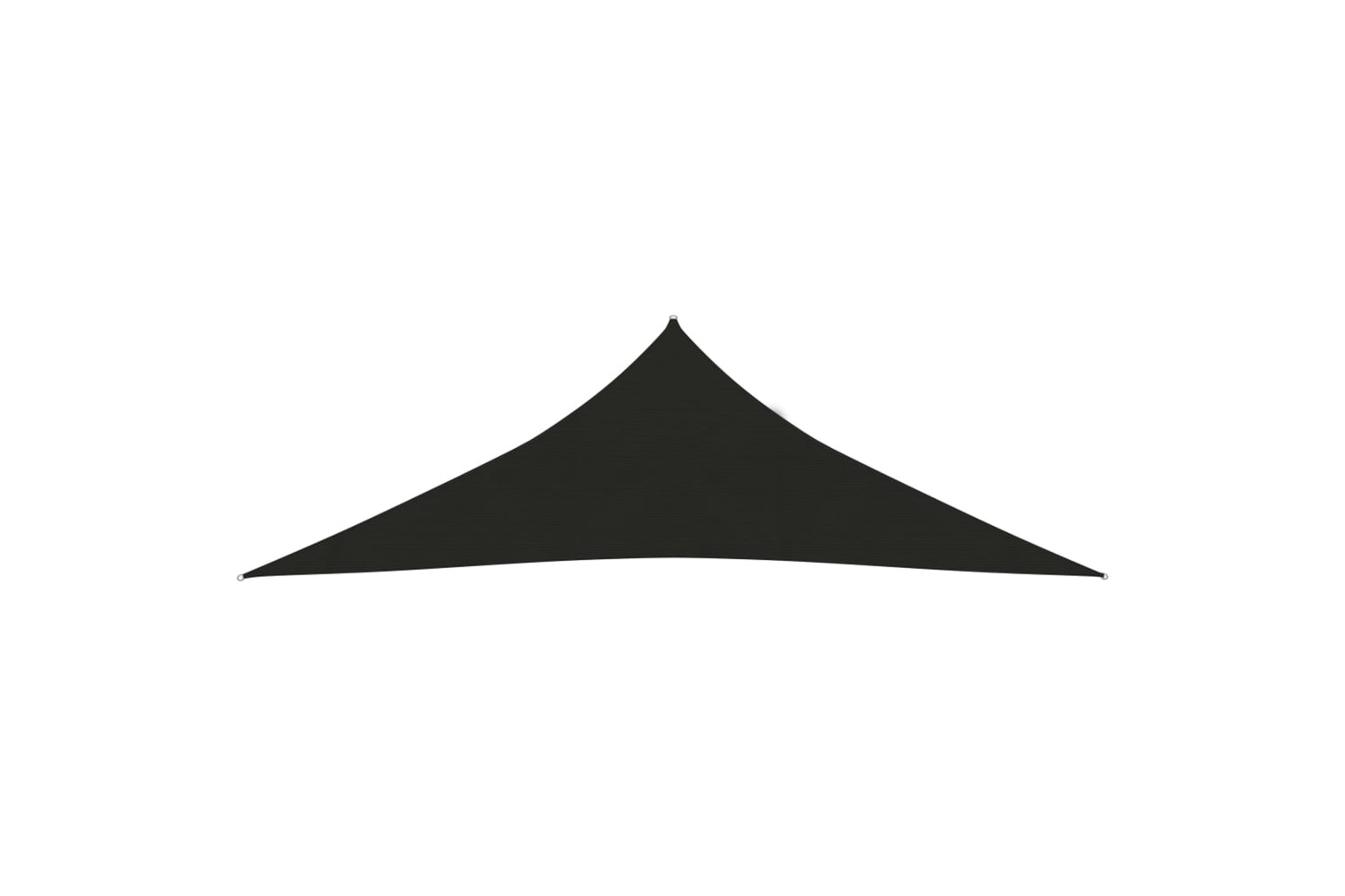 vidaXL 311746 Sunshade Sail 160 G/m² Black 2.5x2.5x3.5 M Hdpe