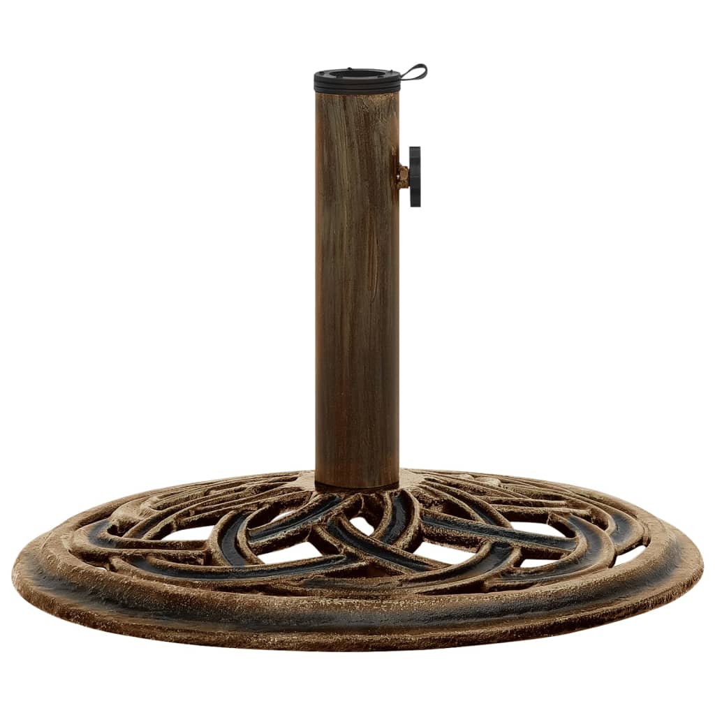 vidaXL 317758 Umbrella Base Bronze 44x44x31cm Cast Iron