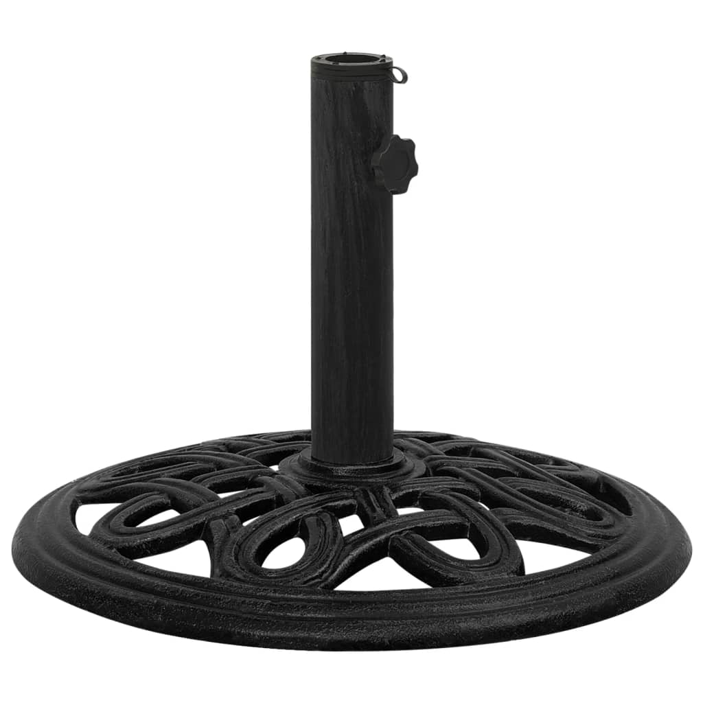 vidaXL 317768 Umbrella Base Black 44x44x32cm Cast Iron