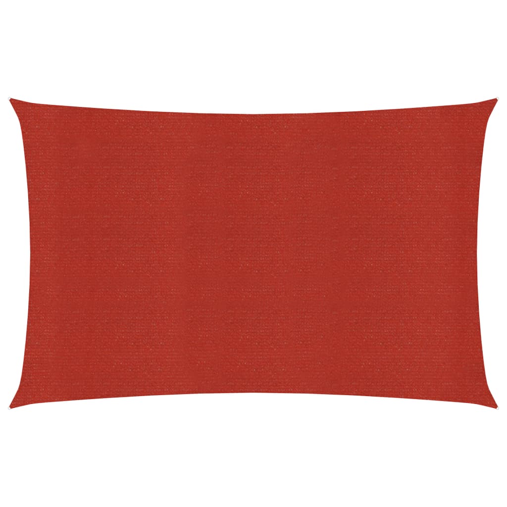 vidaXL 311626 Sunshade Sail 160 G/m² Red 3.5x4.5 M Hdpe
