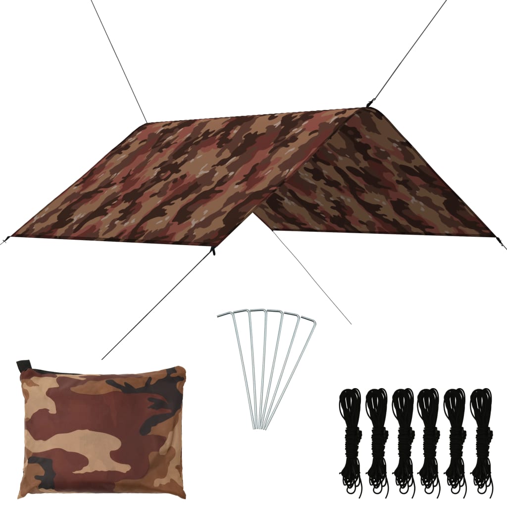 vidaXL 93054 Outdoor Tarp 3x2.85 M Camouflage