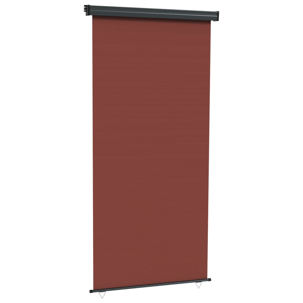 vidaXL Balcony Side Awning 122x250cm Brown