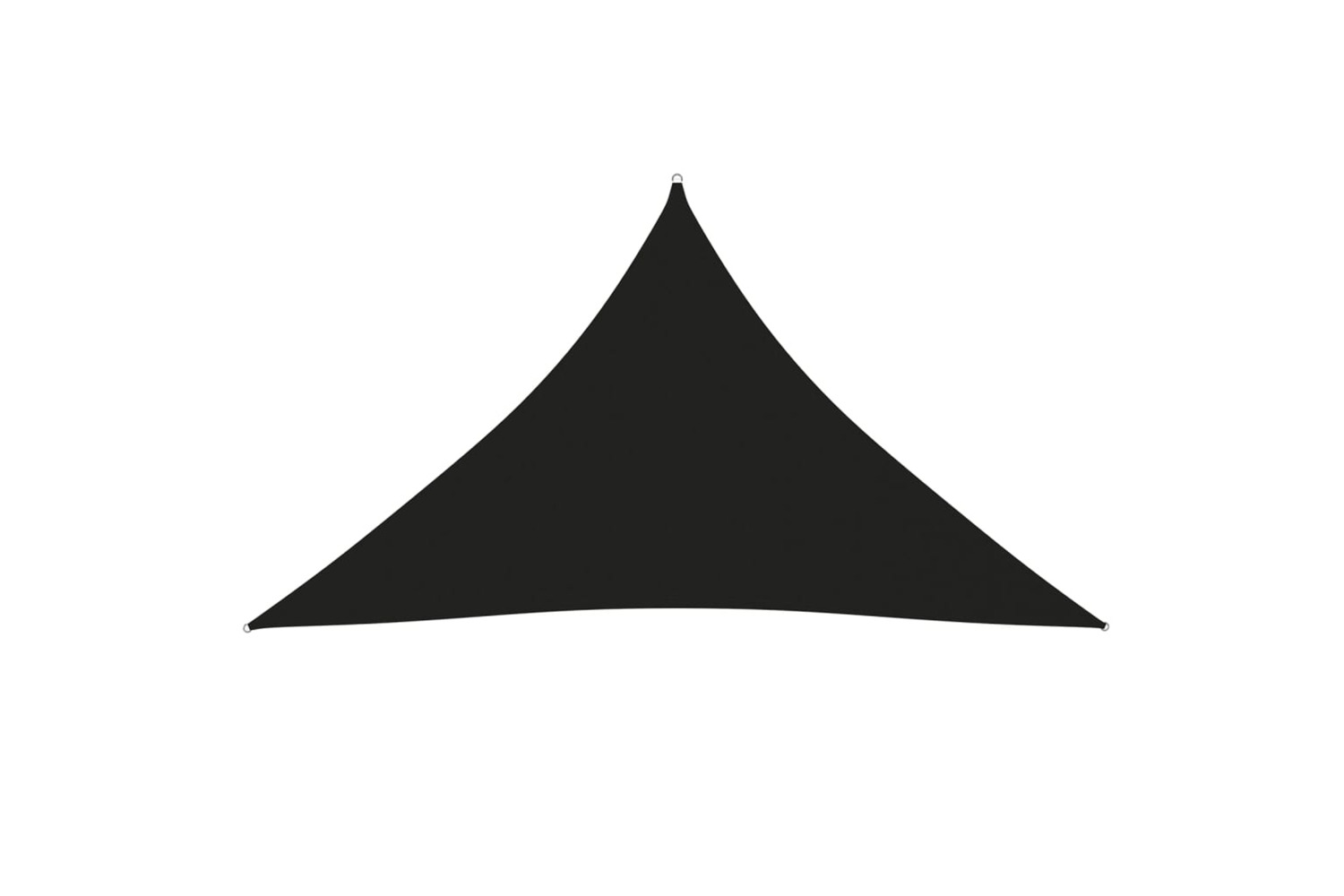 vidaXL 135788 Sunshade Sail Oxford Fabric Triangular 5x5x6 M Black
