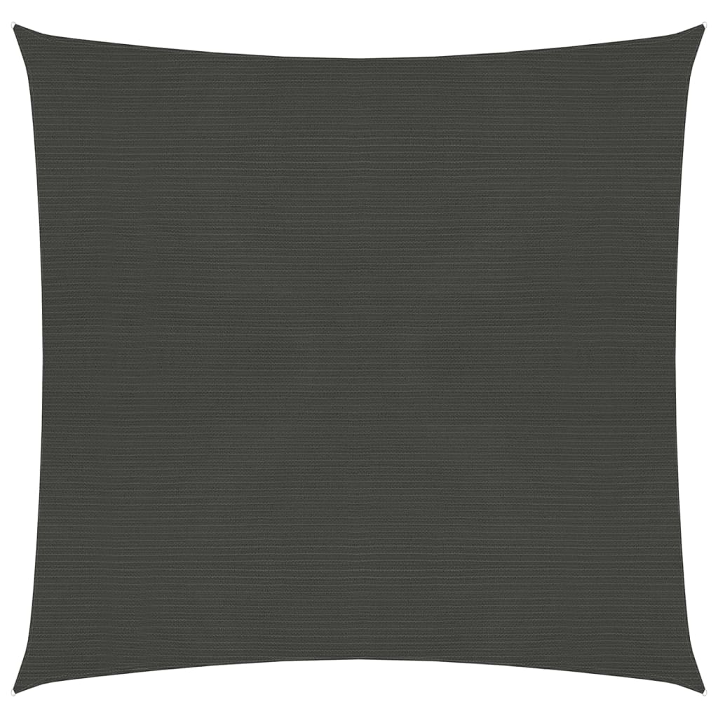 vidaXL 311059 Sunshade Sail 160 G/m² Anthracite 6x6 M Hdpe
